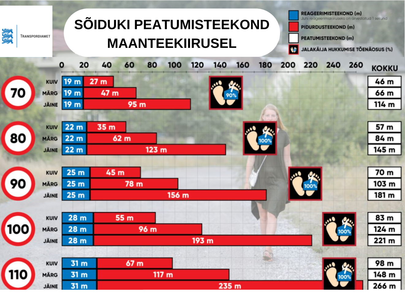 SÕIDUKI PEATUMISTEEKOND MAANTEEKIIRUSTEL
