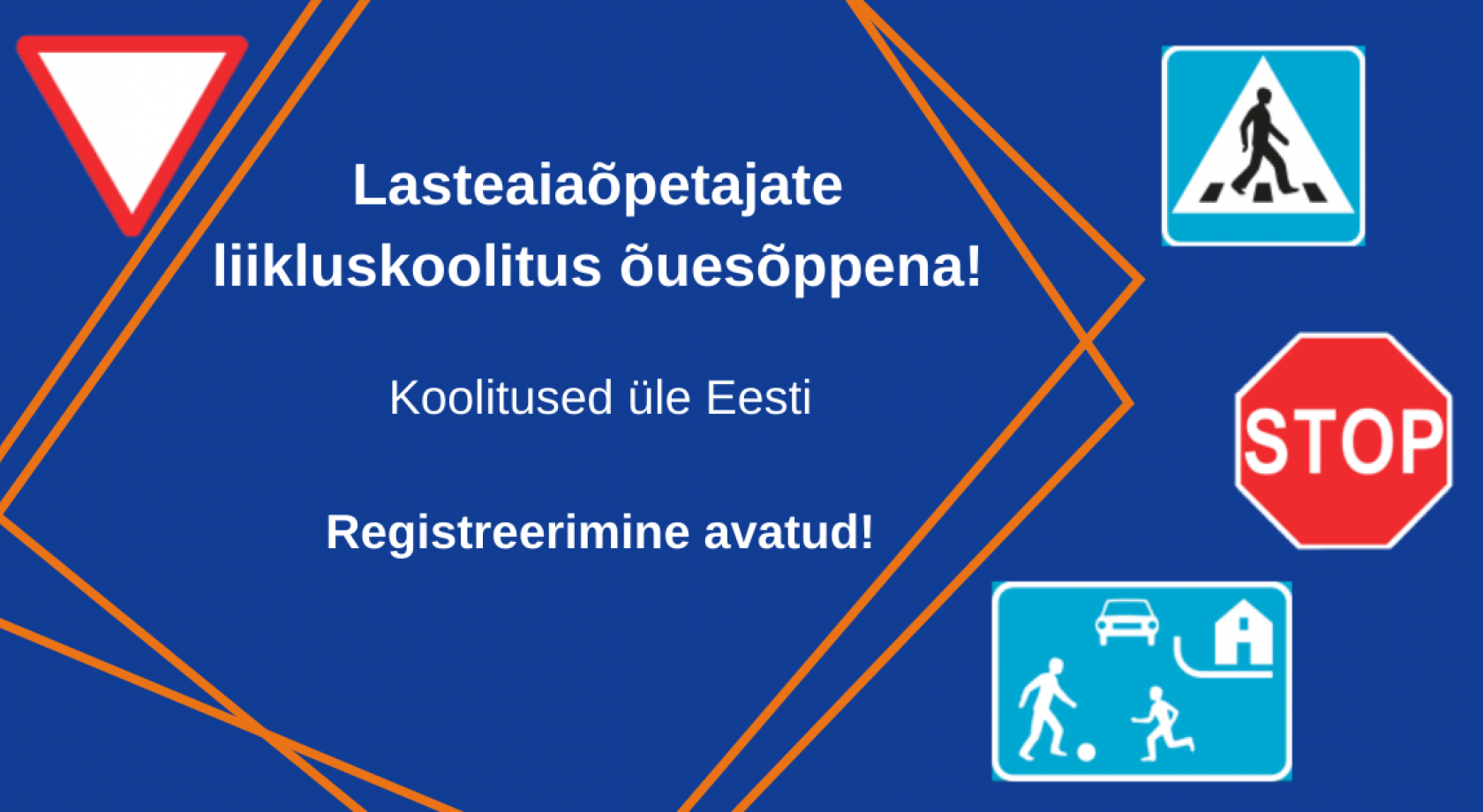 Lasteaiaõpetajate liikluskoolitus õuesõppena