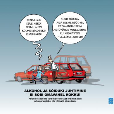 Karikatuur alkohol