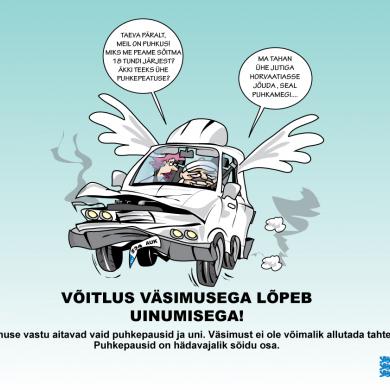 karikatuur väsimus